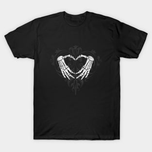 SKELETON HEART BAROQUE T-Shirt